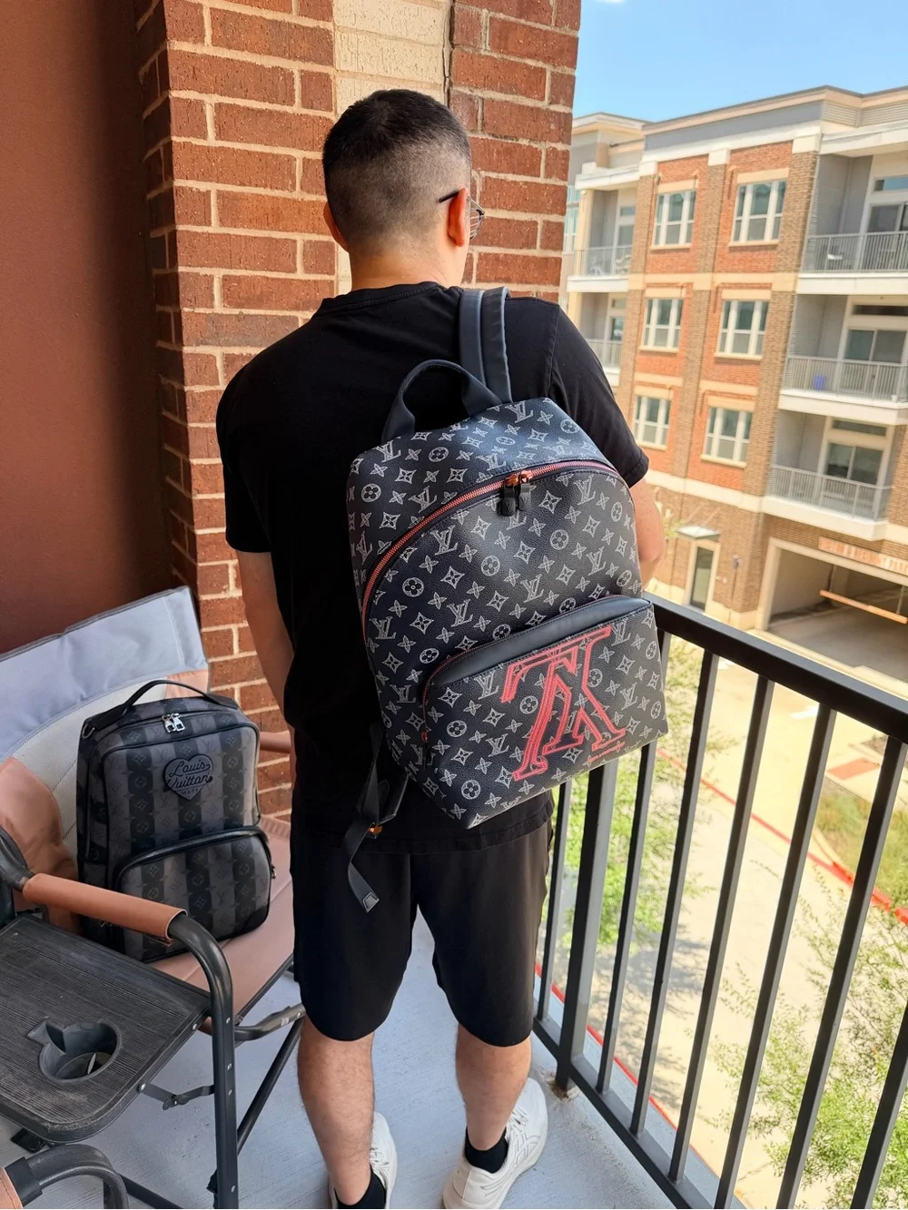 Louis Vuitton Apollo Backpack Upside Down LV Have a Vuitton Day - Kim Jones