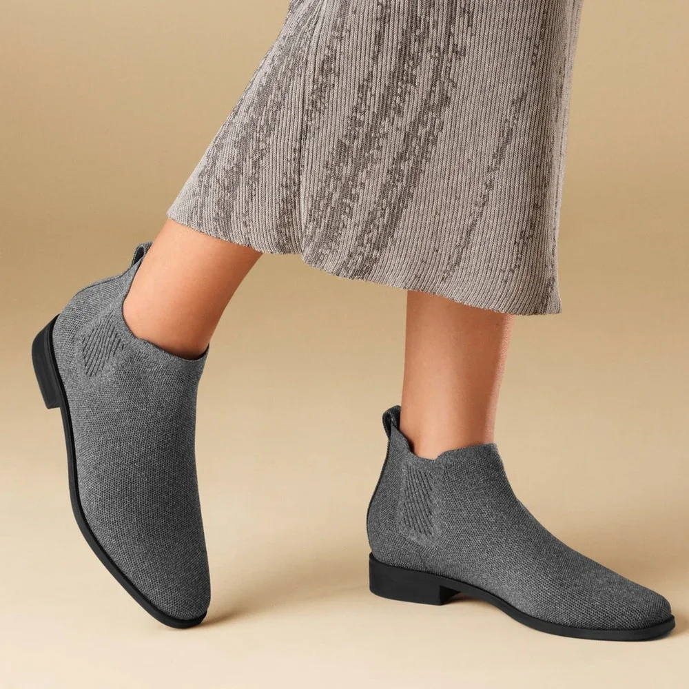 Vivaia Ryan Pro Slip On Wtr RPT Elegant Casual Chelsea Boot Comfort Rich Grey 8