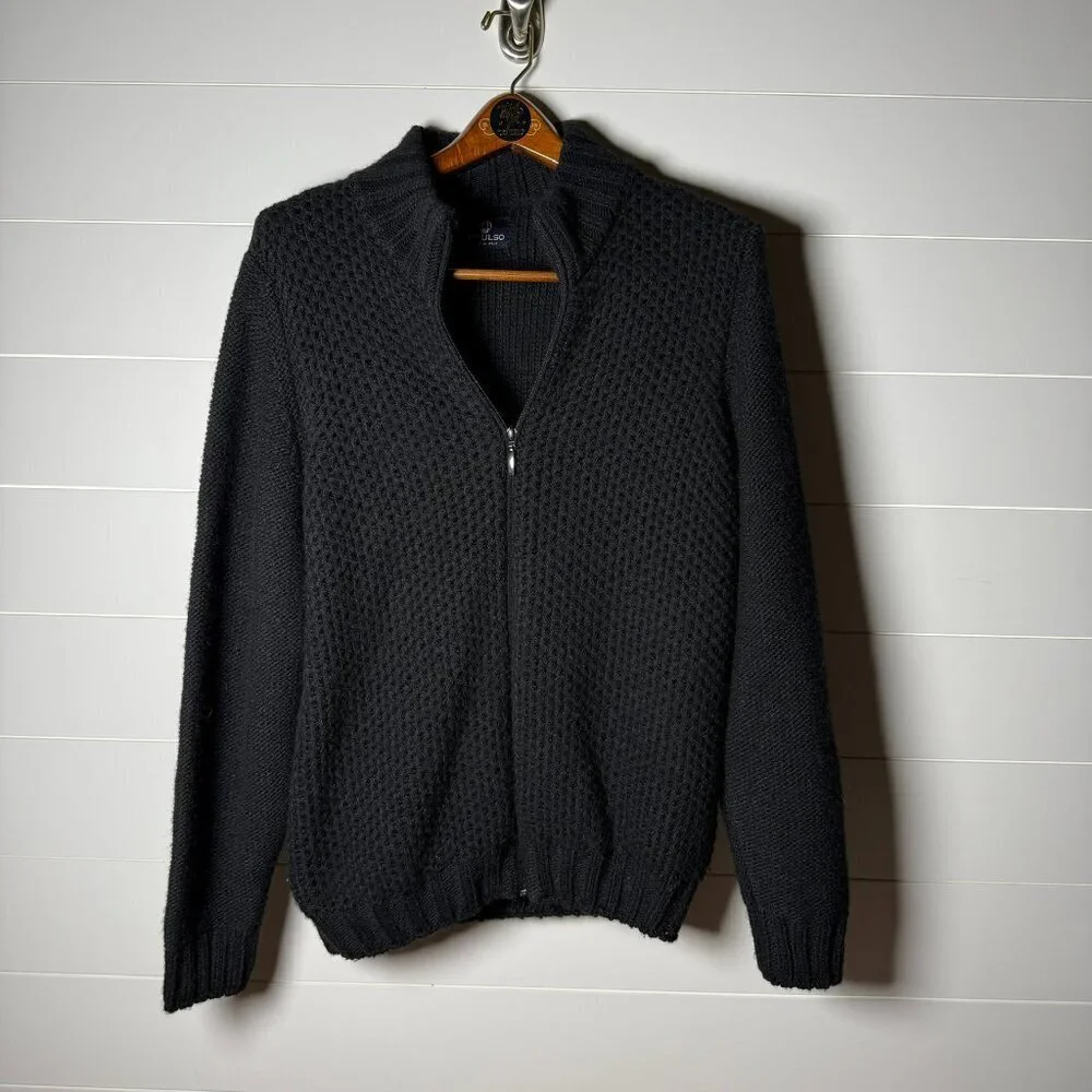Men’s Vintage Impulso Sweater- Alpaca/Virgin Wool...blend, Full Zip Cardigan