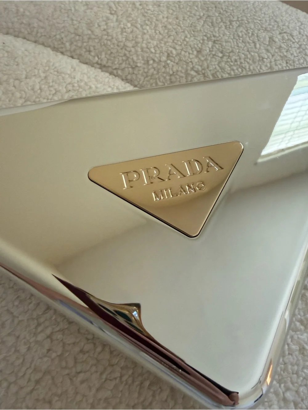 Prada triangle shaped