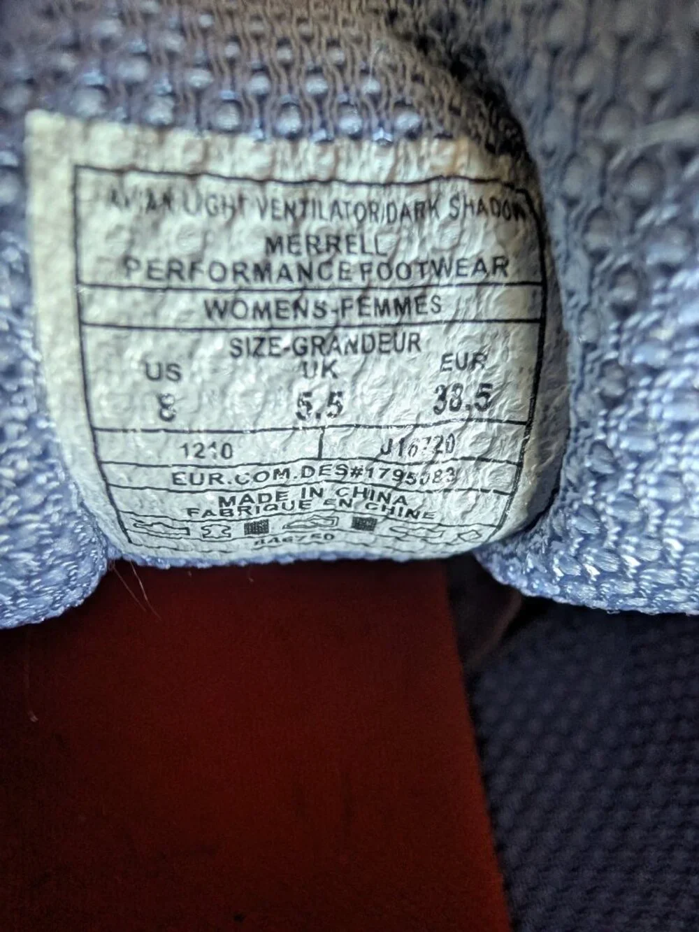Merrell lightly used