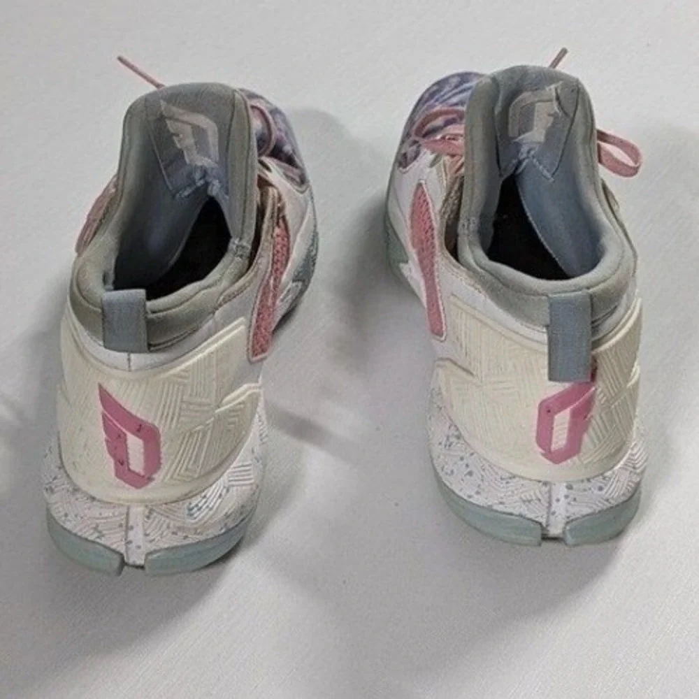 Y2K‎ Pastel Fairycore Adidas Dame Basketball Sneakers Tie Dye Pink Men's 7.5