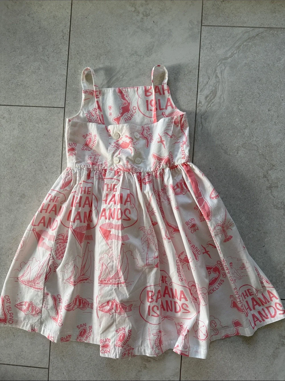 Bahama Hand Prints soft white