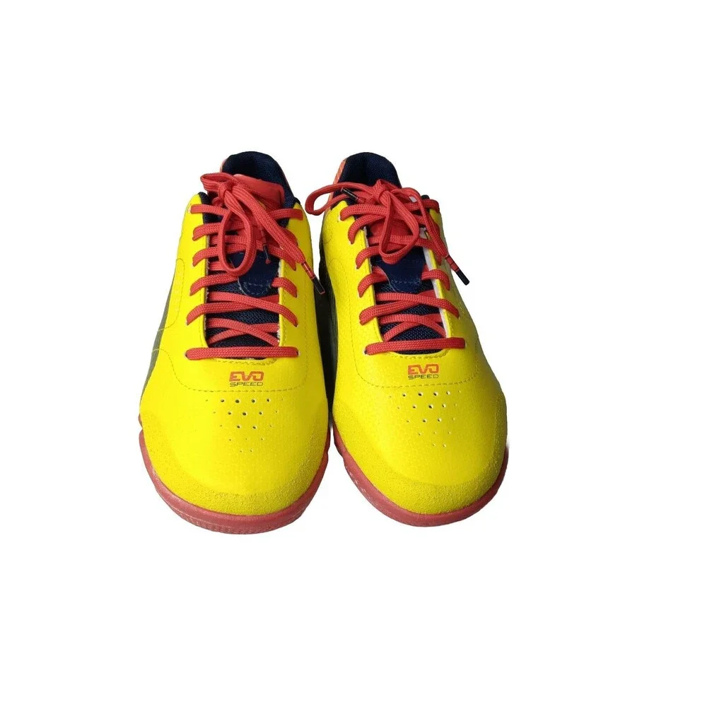 PUMA Evospeed 1 Sala Soccer Shoes Women's Size 7 Yellow ~Black