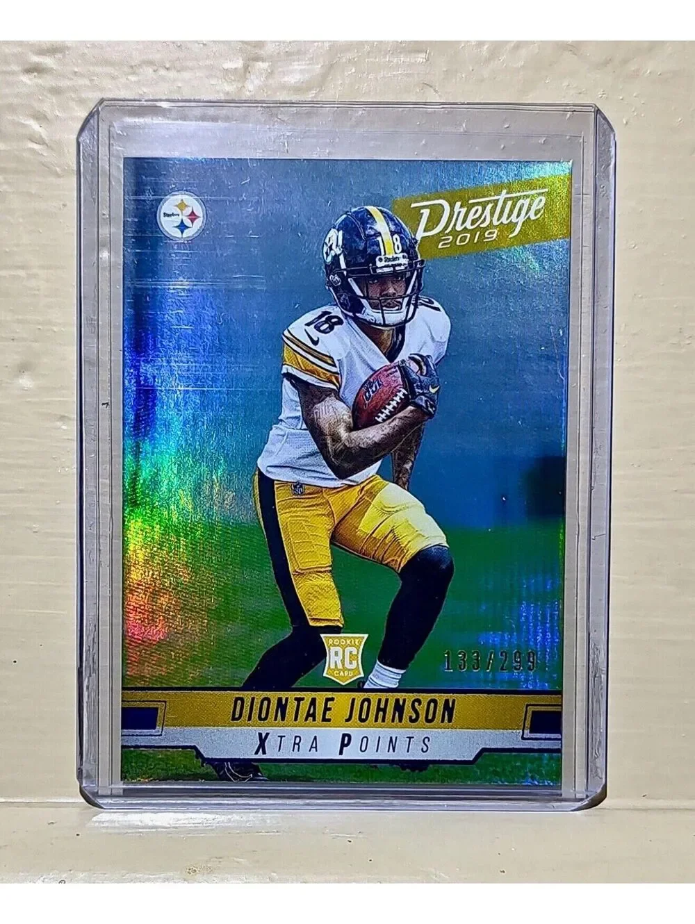 2019 Diontae Johnson Panini Prestige #298 Rookie NFL Card Steelers #133/299