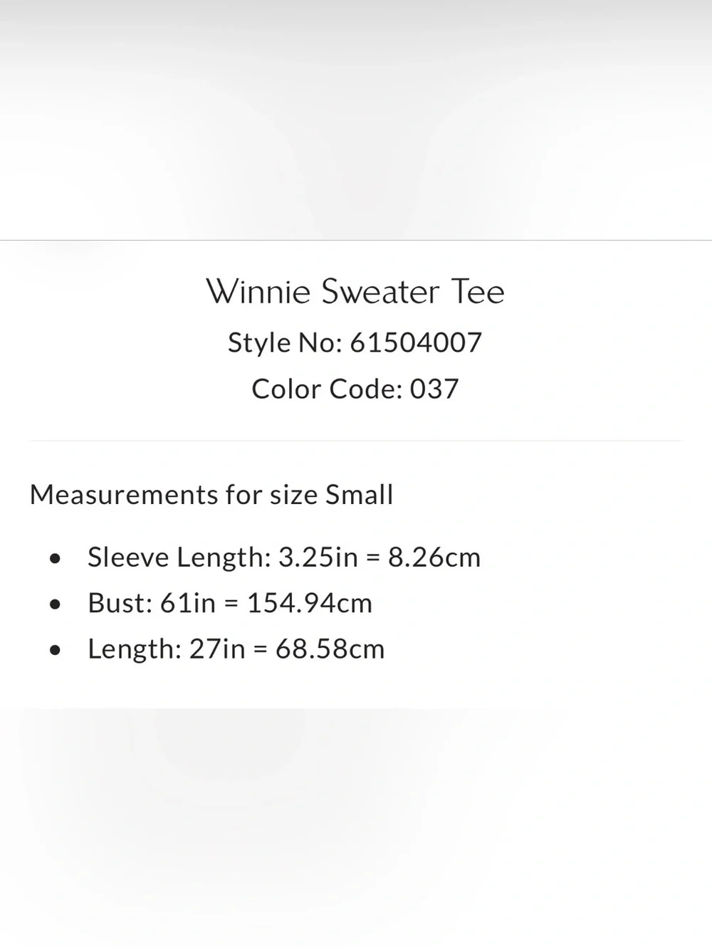 Free People size tag