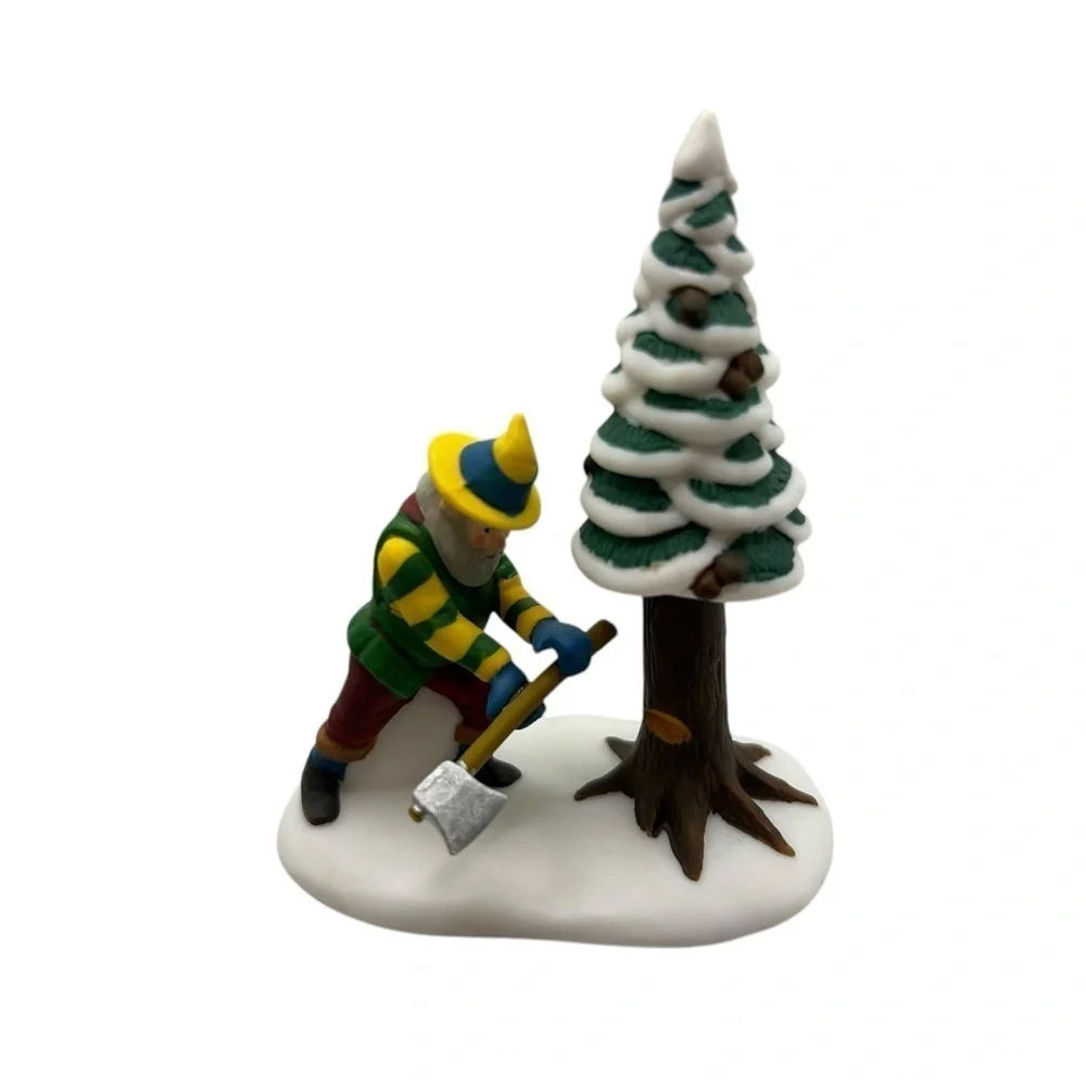 Dept. 56 WOODSMEN ELVES Set of 3 Heritage Village Collection #5630-8 in Box