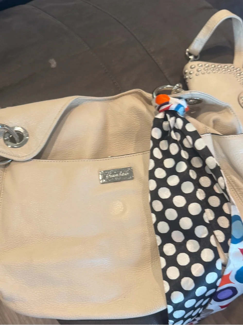 Grace Adele cream leather