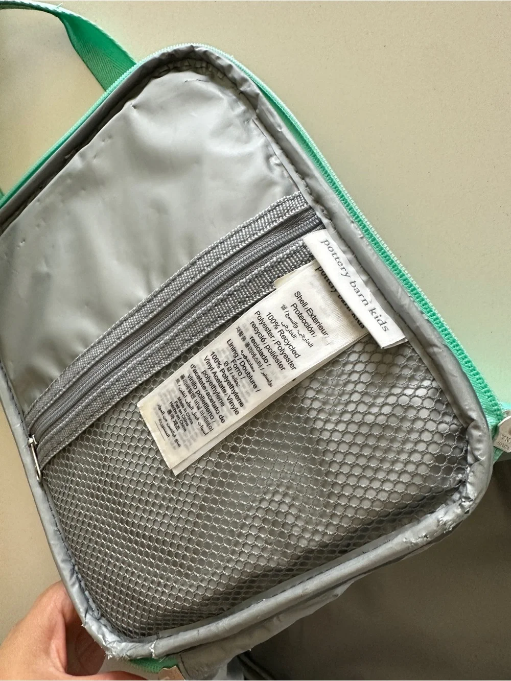 Pottery Barn Kids box smoke blemishes