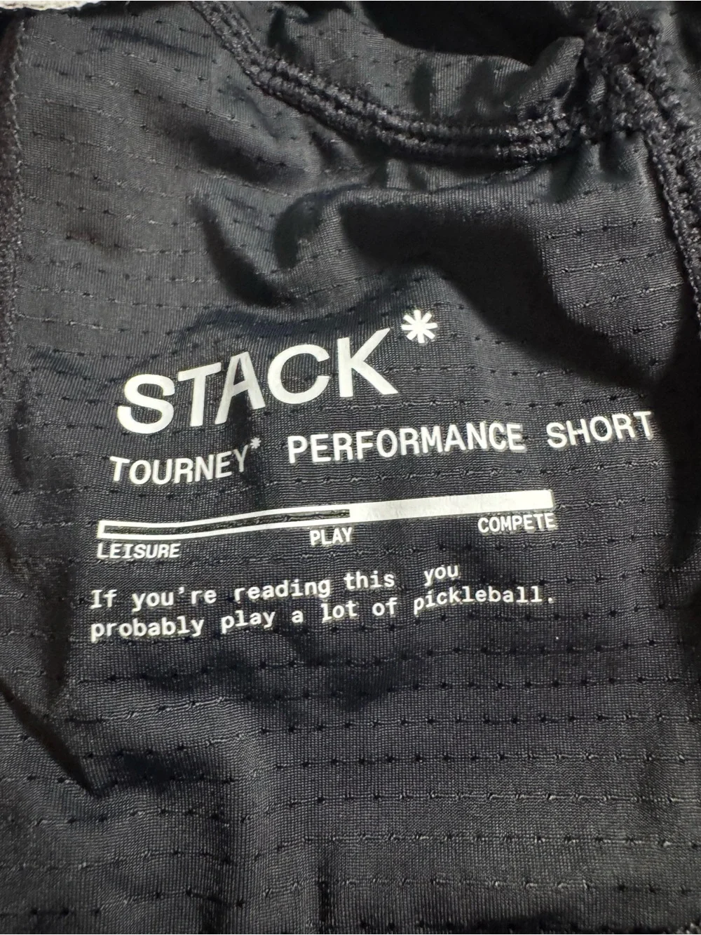 STACK* Green Tie-Dye Athletic Shorts with Black Waistband