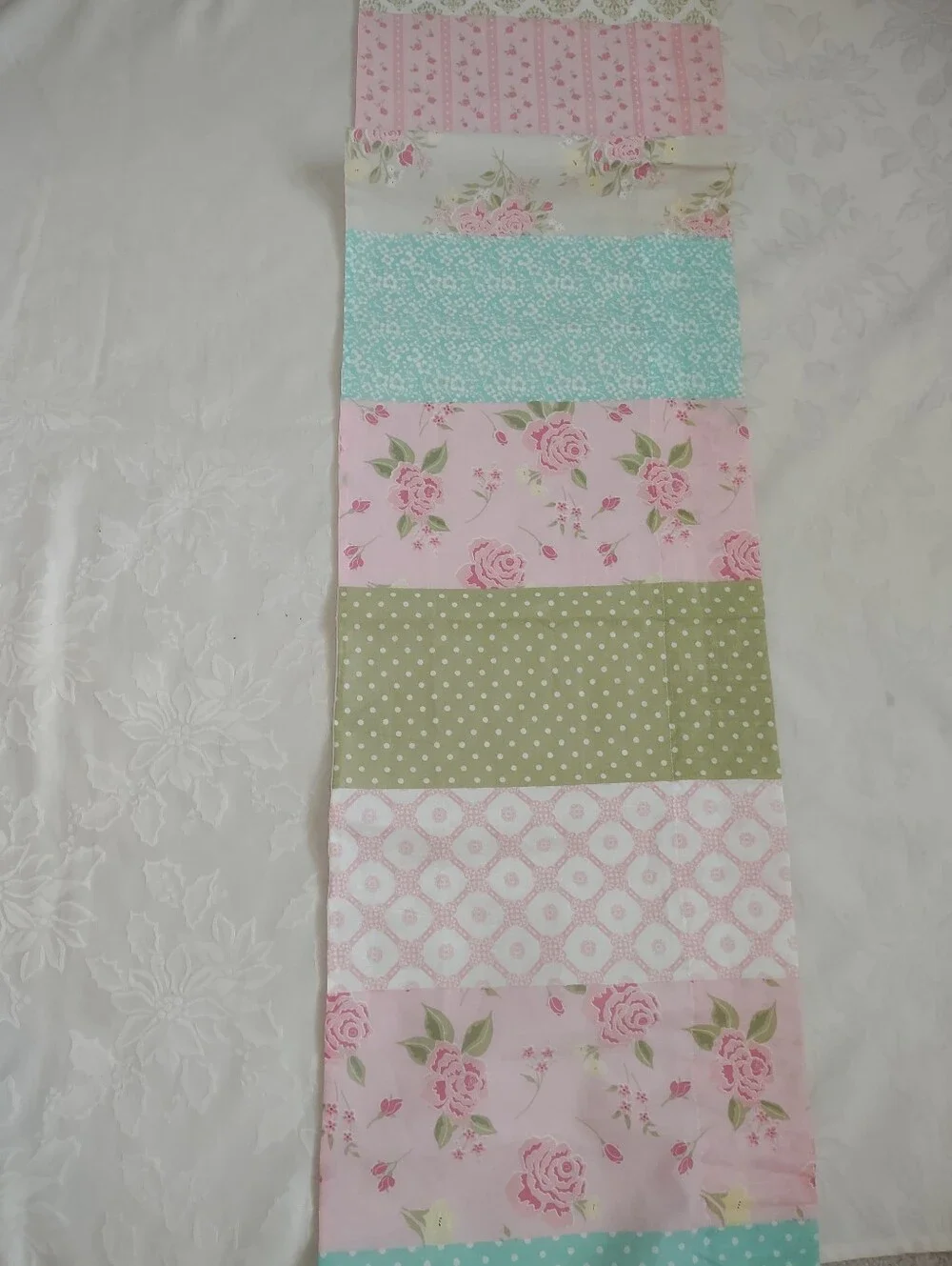 Boho Valance Varies Patterns Roses Flower Polka Dots