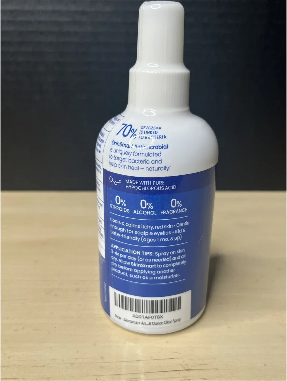 SkinSmart Antimicrobial Eczema Therapy Skin Cleanser 8oz Exp: 2027