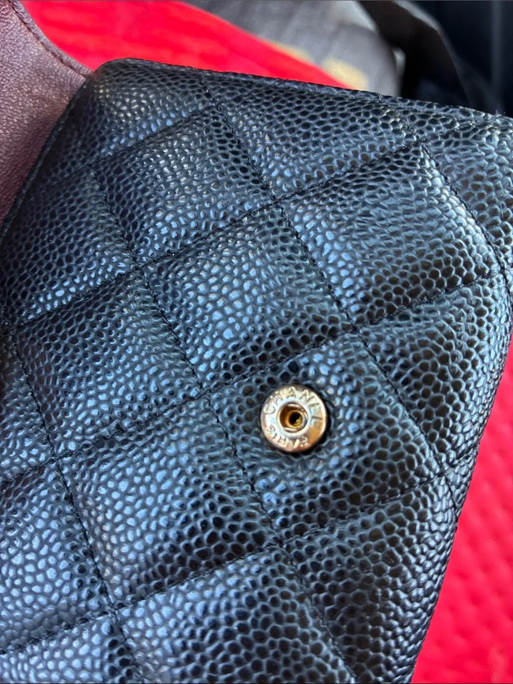 CHANEL compact wallet