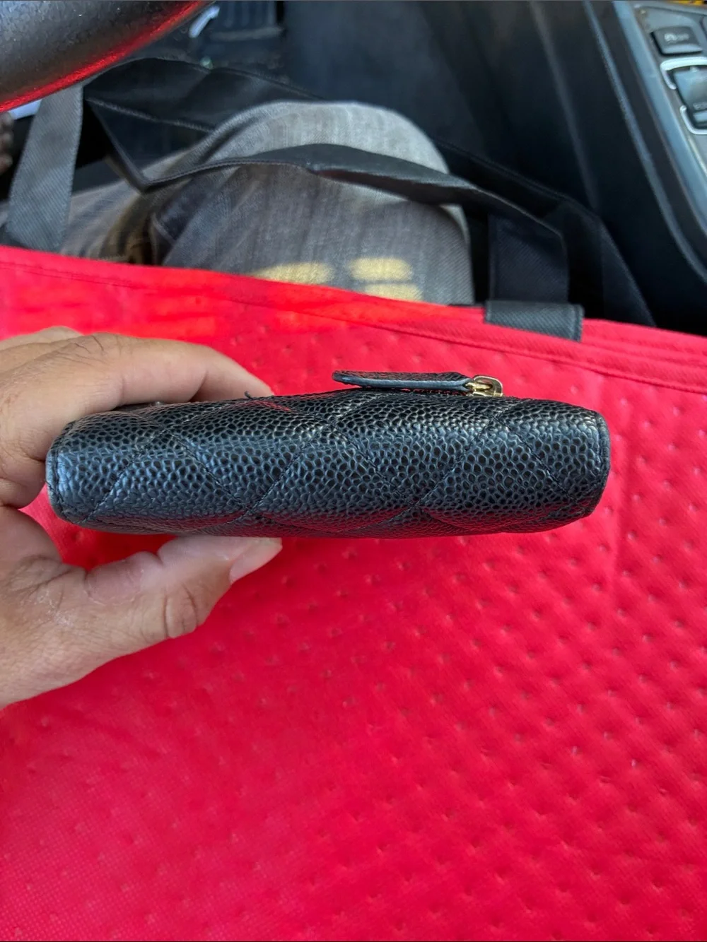 CHANEL compact wallet