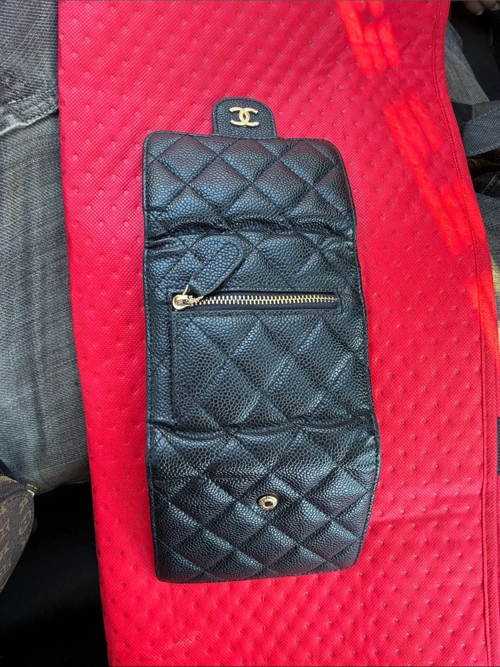 CHANEL compact wallet