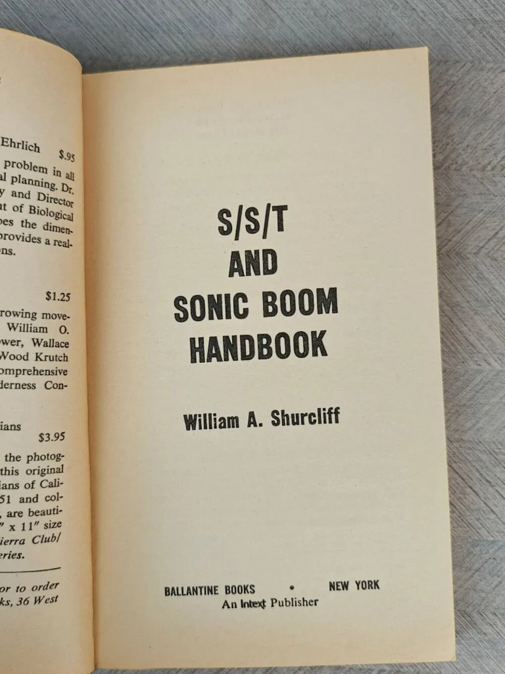 Ballantine Books type features