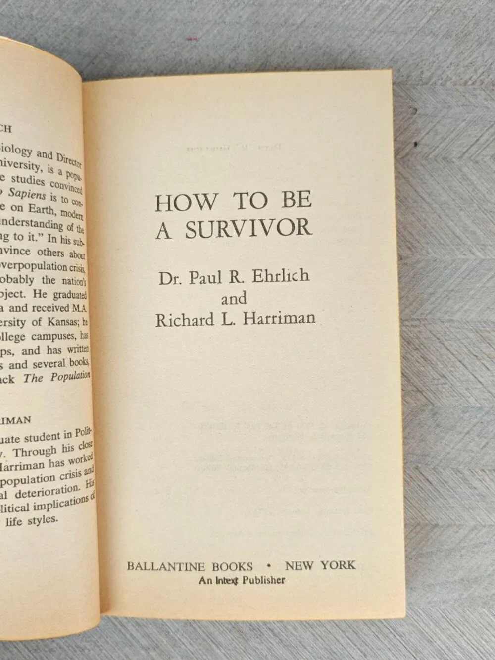 Ballantine Books 1971 paperback