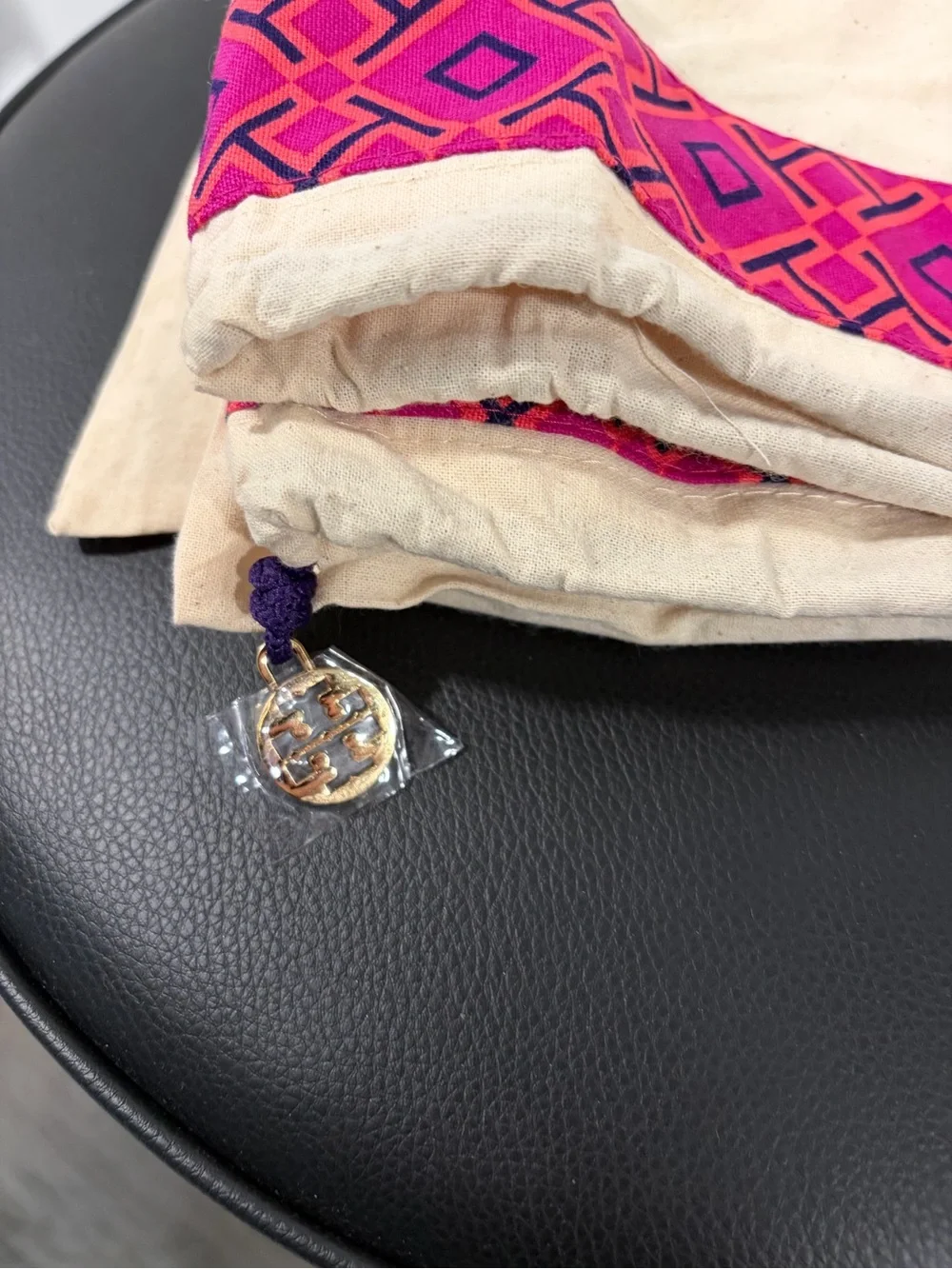 Tory Burch cream pebbled