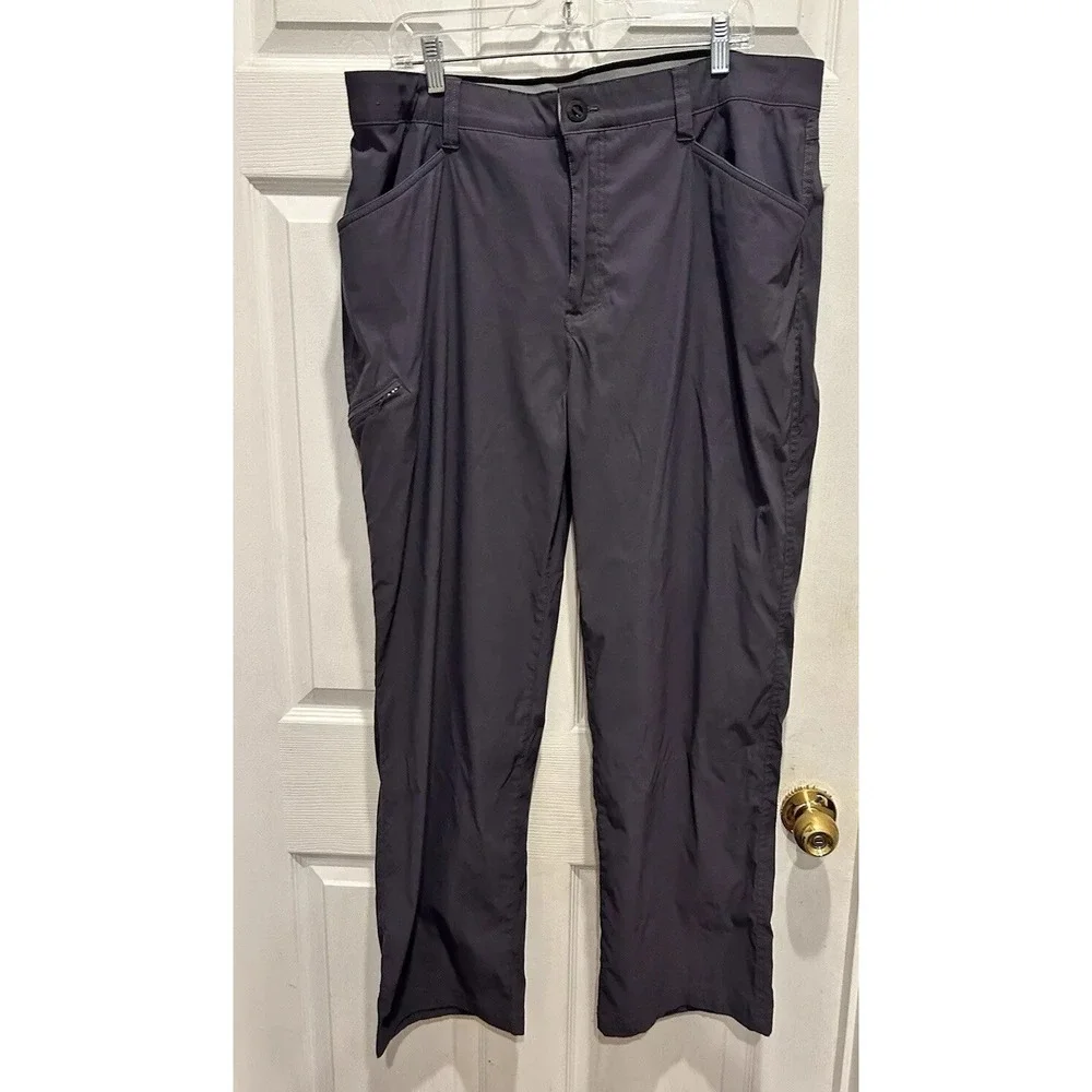 ORVIS Mens 40x30 Stretch Water Repellent Cargo Pants Gray Outdoor Performance‎