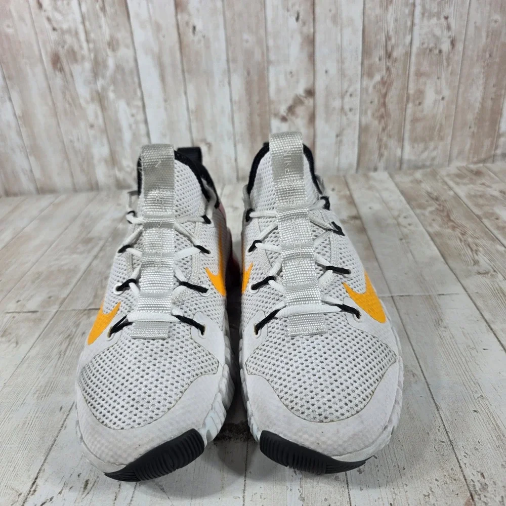 Nike Free Metcon 3 Womens Training‎ Shoes White Yellow CJ6314-181 Size 9