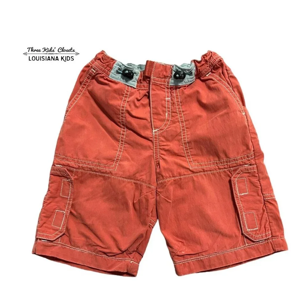 Mini Boden 2-3Y Drawstring Cargo Shorts