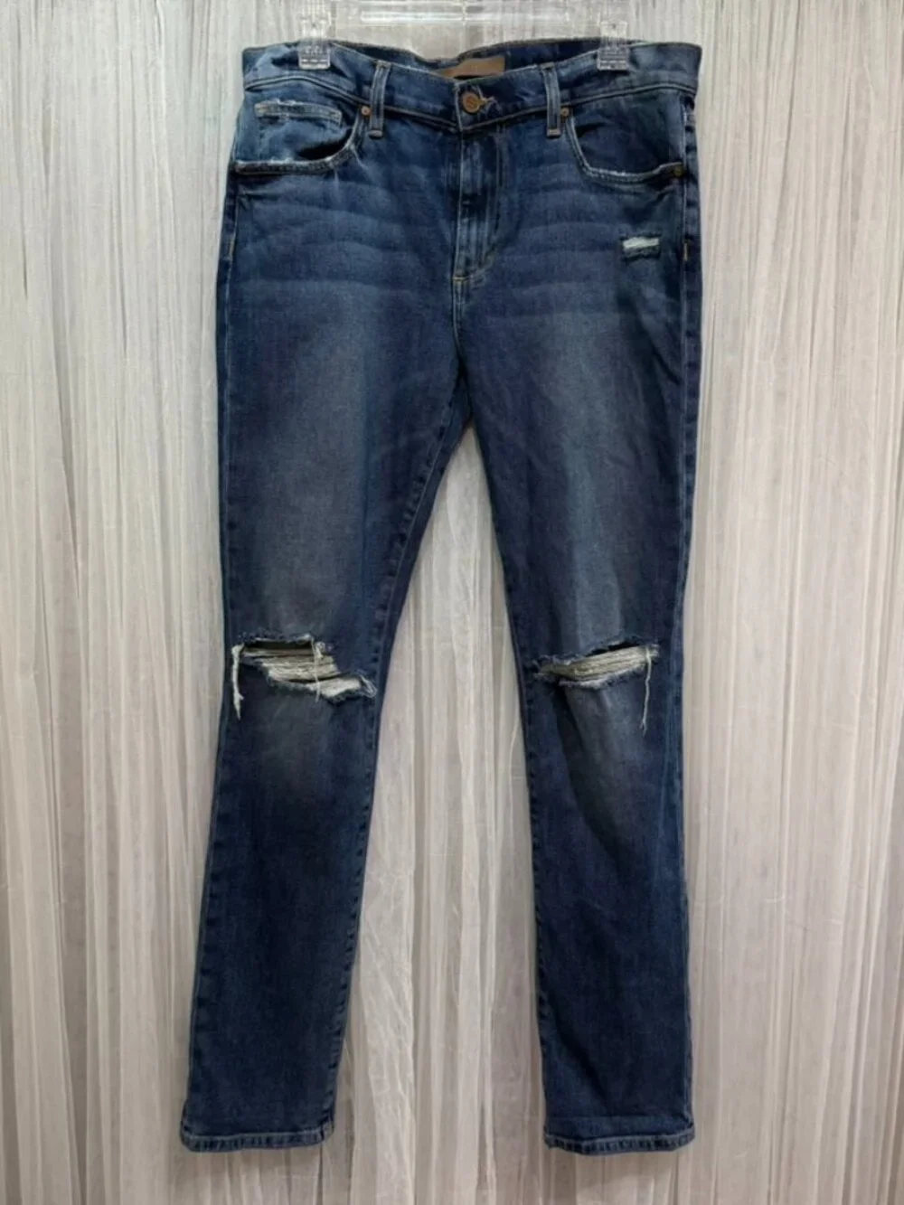 Joe’s Jeans Owen Slim Fit Distressed Men’s Blue Denim Jeans Size 33
