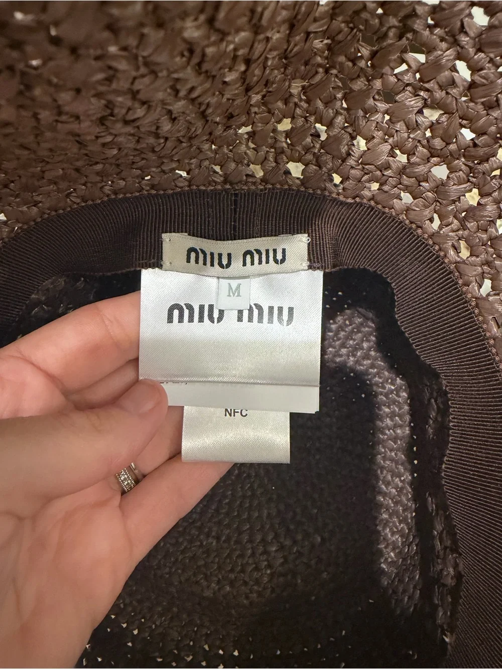 Miu Miu hand crocheted