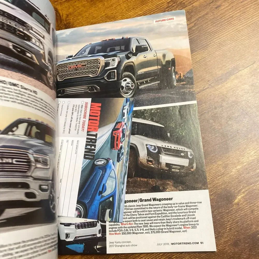 Motor Trend Magazine July 2018 ~ 4