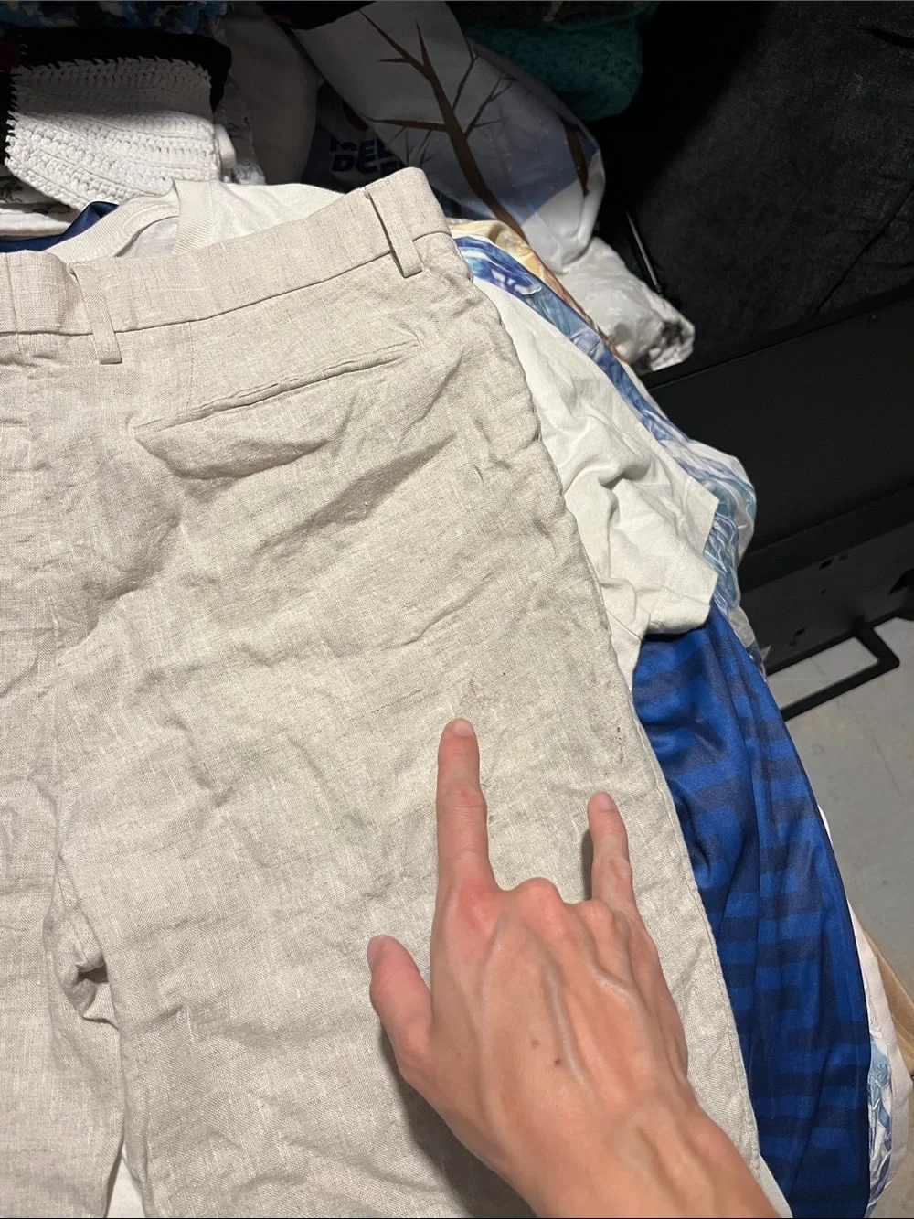 H&M pockets beige weather