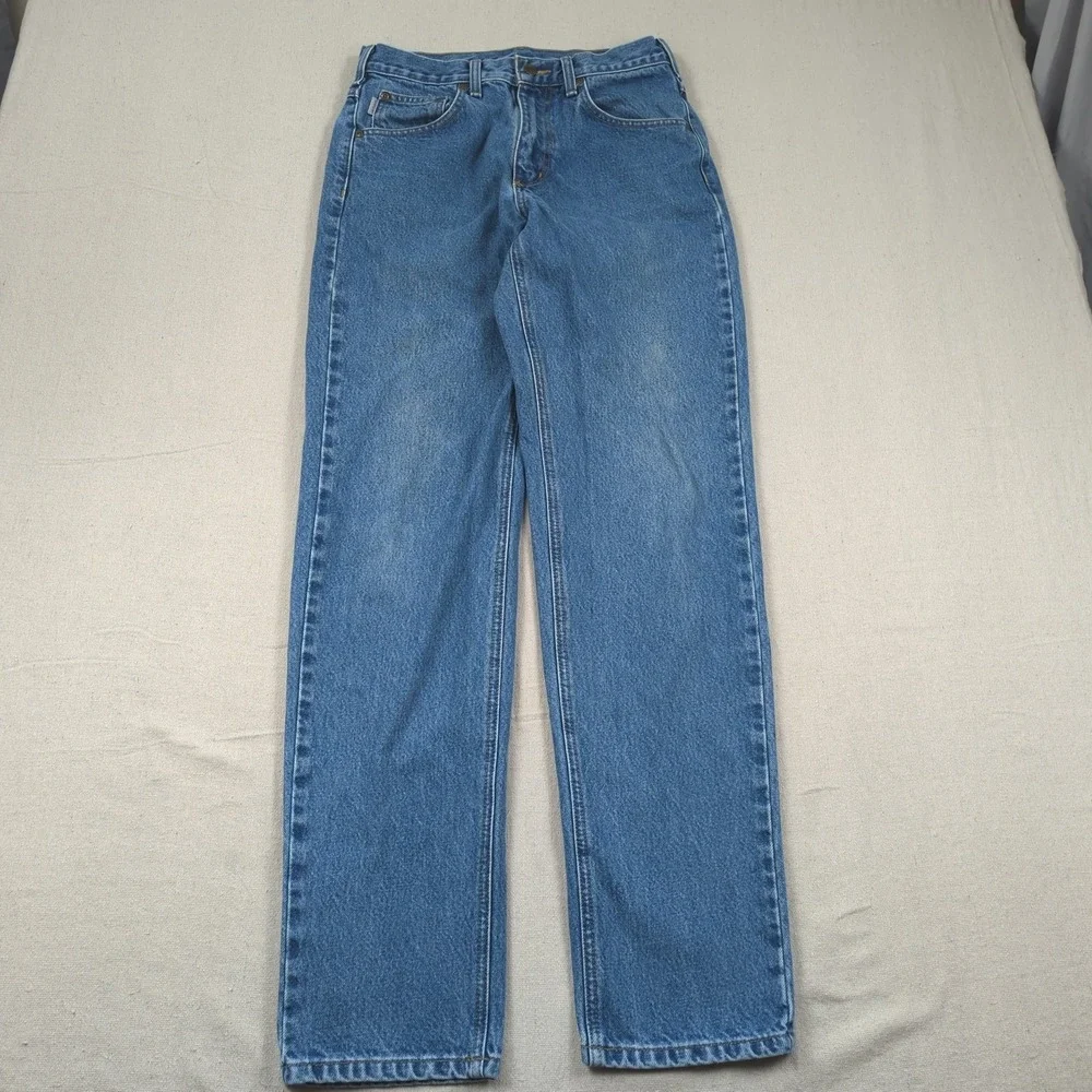 Carhartt‎ Jeans Mens 30x33 Blue Traditional Fit Utility Workwear Casual
