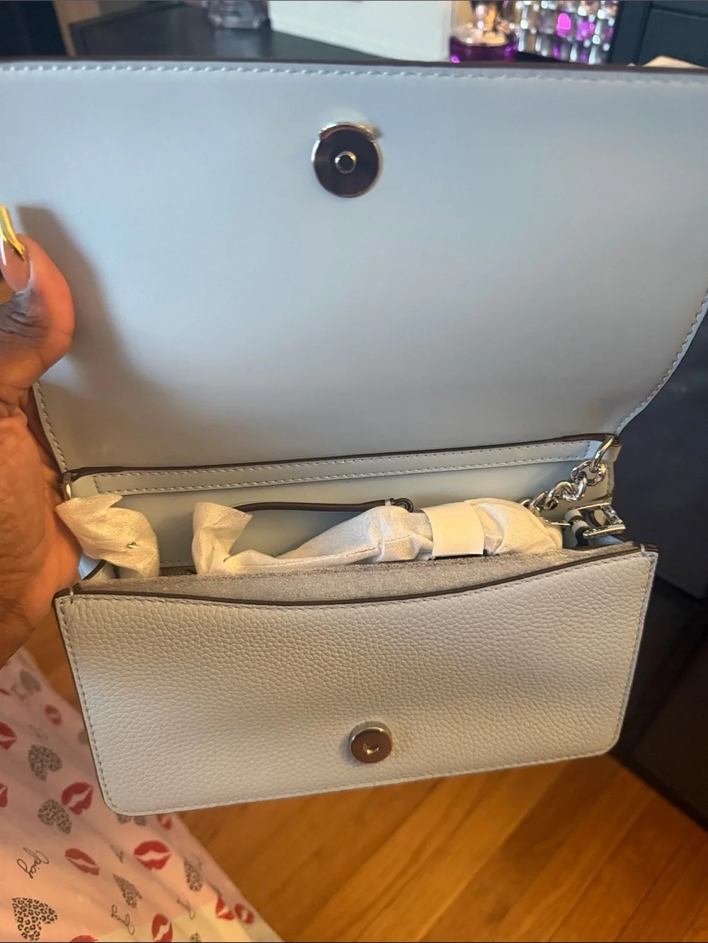 Michael Kors compact pebbled