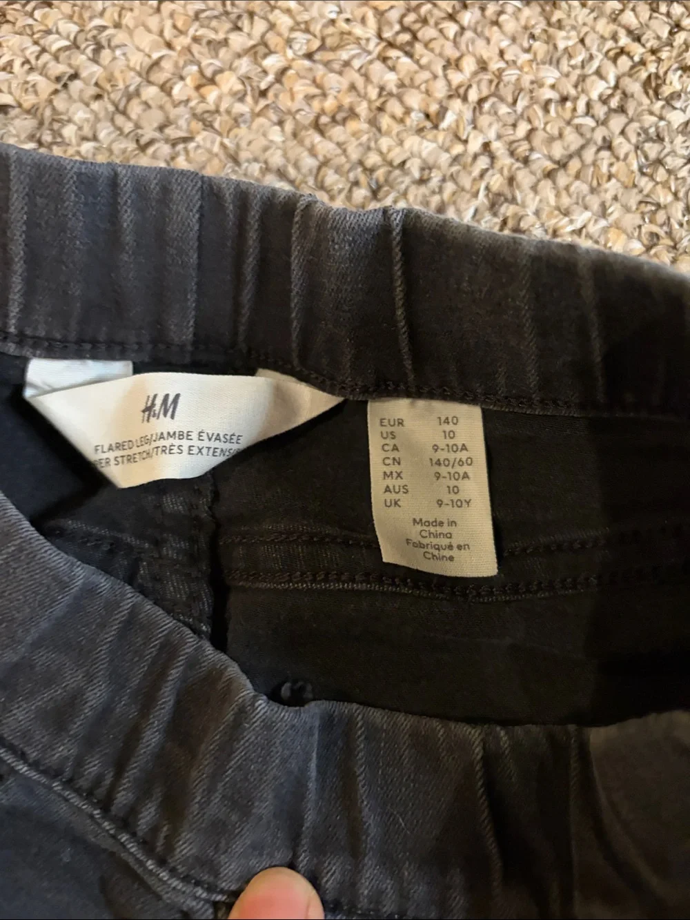 H&M black flared