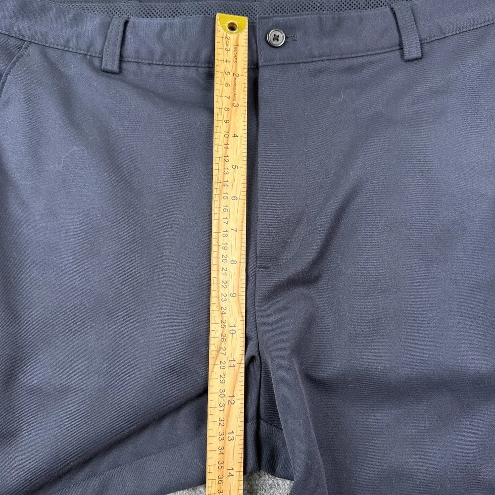 IZOD Golf Shorts Mens 36 Navy Blue Cargo XFG Performance Classic Zip Pocket