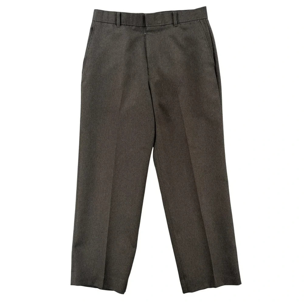 Vintage Levis Action Slacks Pants‎ Mens 32x30 (32x26) Brown Flat Front Dress
