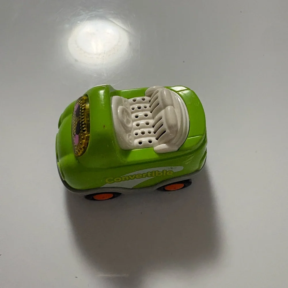 Vibrant Green Convertible Toy Car
