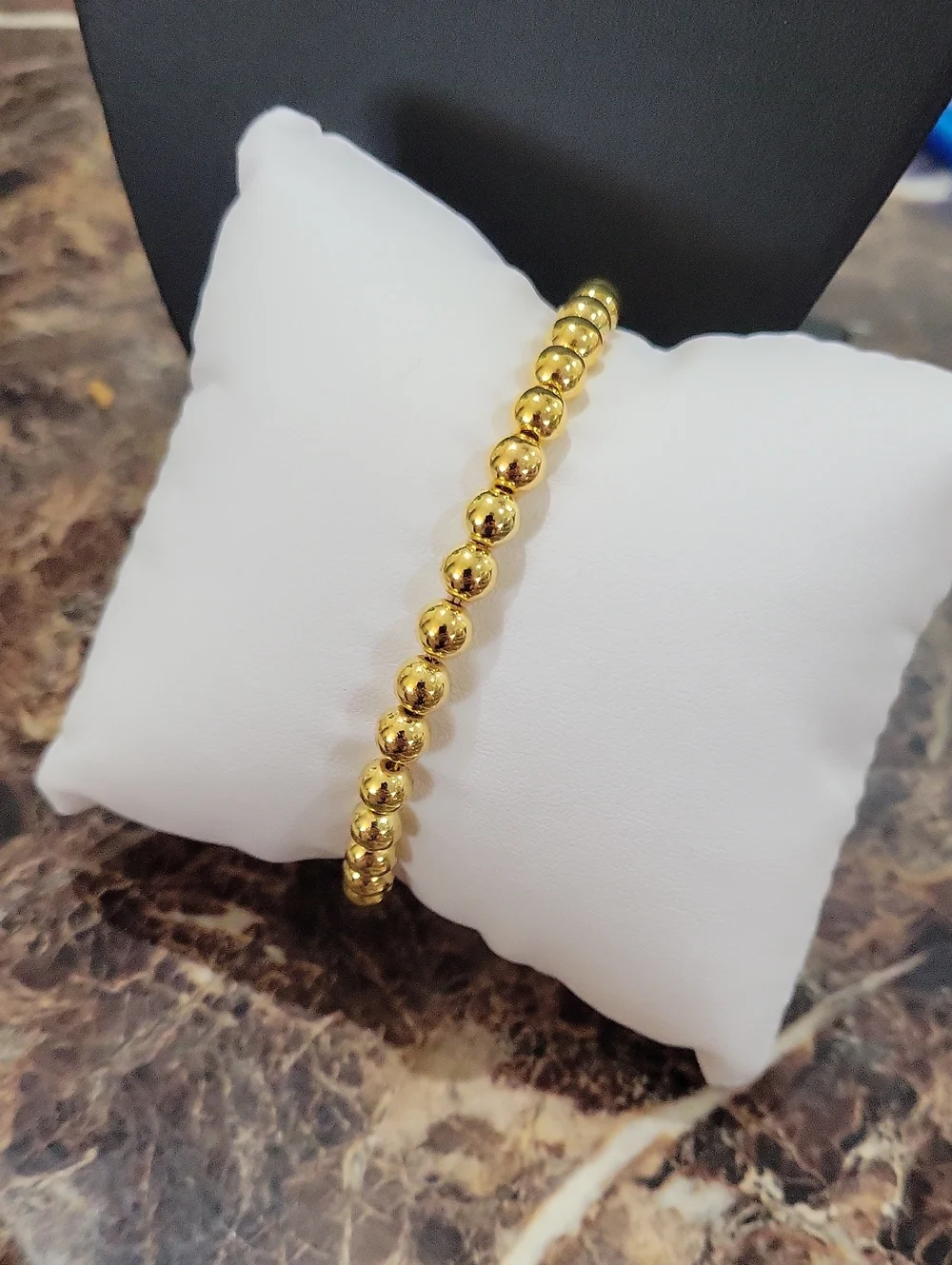 Gold Bead Bracelet - Women's Jewelry