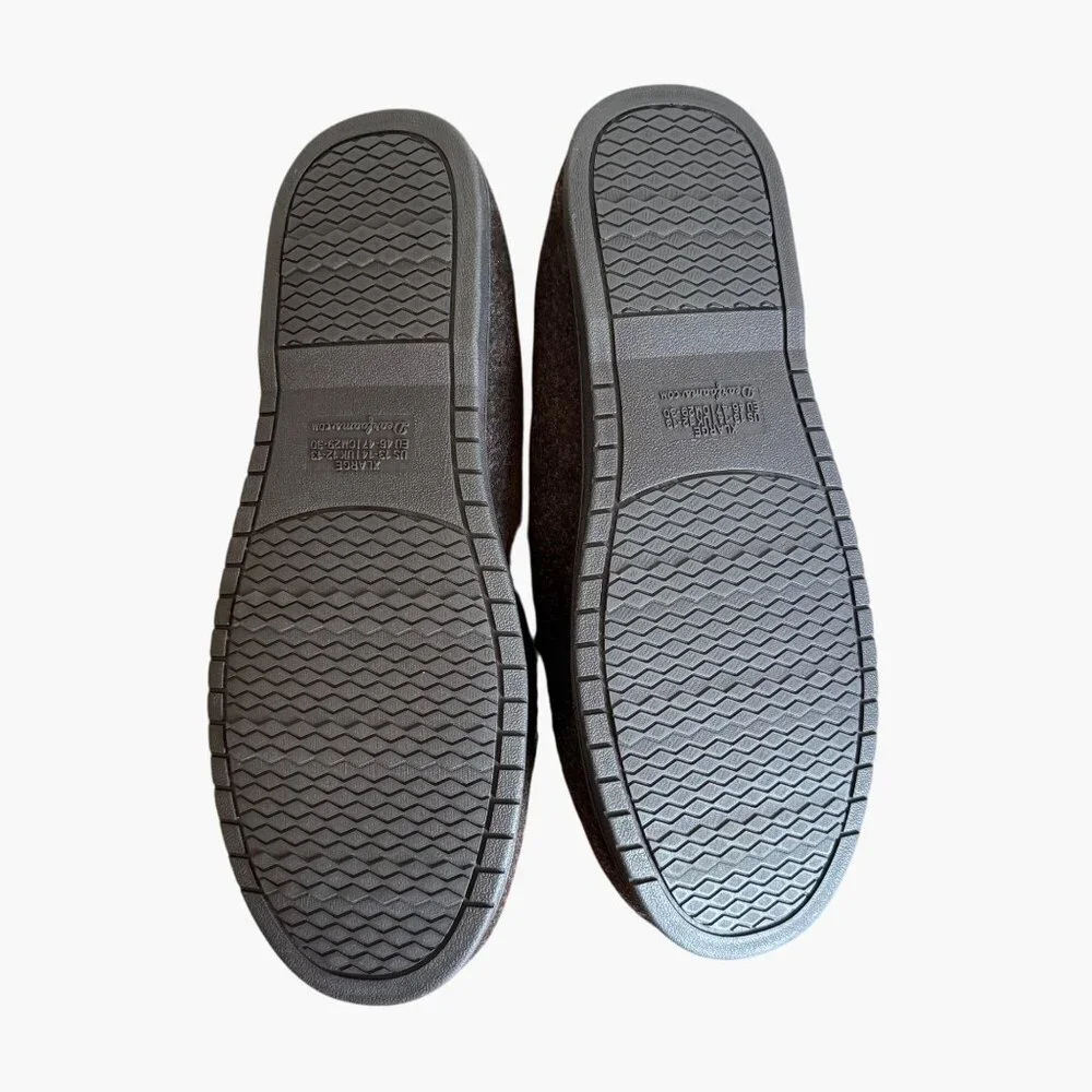 NEW Dluxe by Dearfoams Men's Moccasin Slippers - Size X-Large 13-14