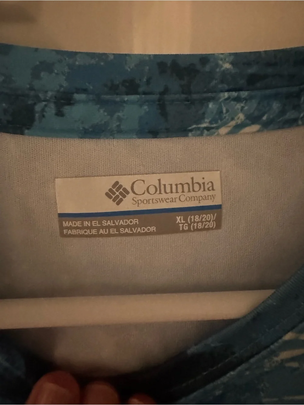 Columbia long sleeve