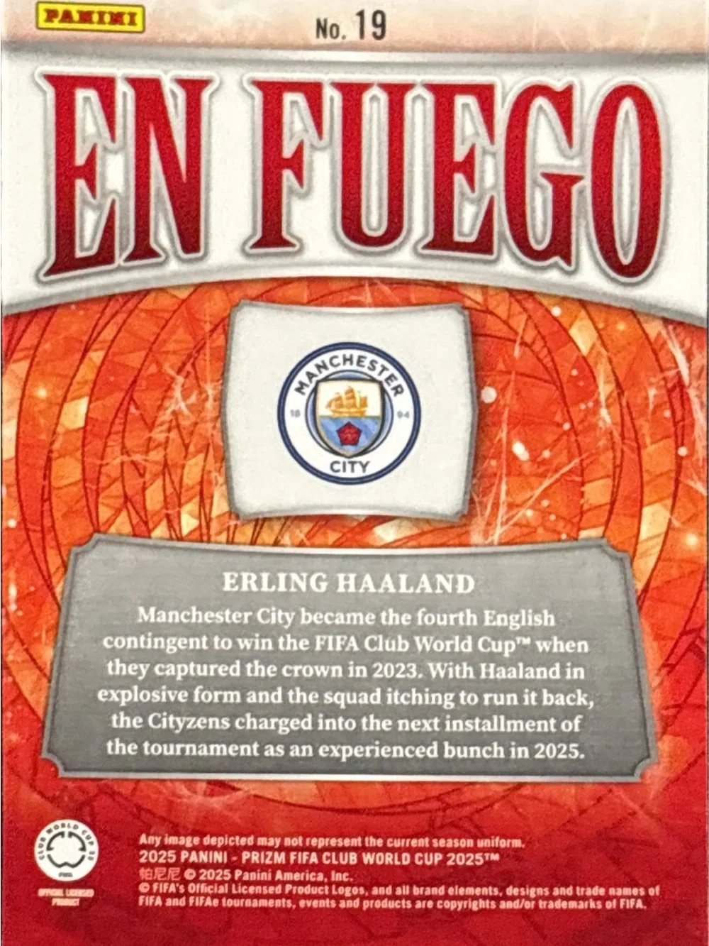 Panini prizm collectible