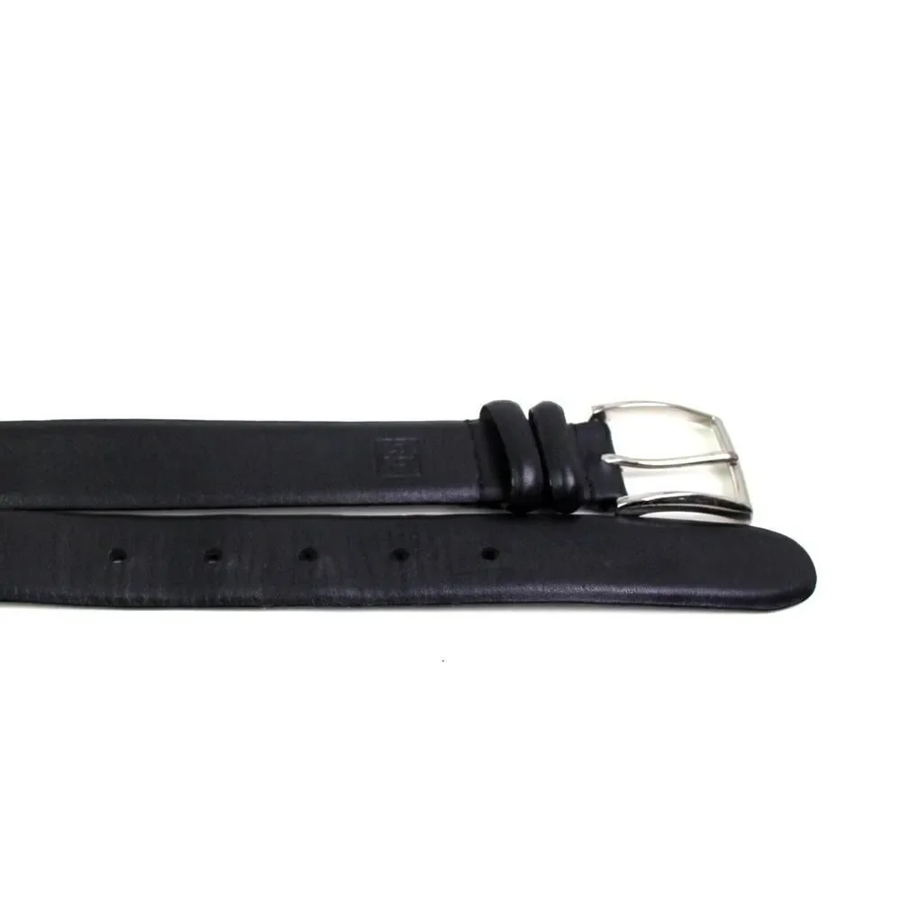 Lauren Ralph Lauren BLACK REAL LEATHER 1 1/8
