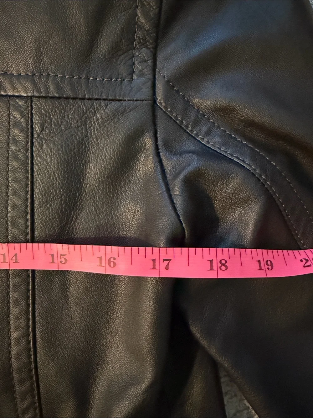 Coach lining leather polished