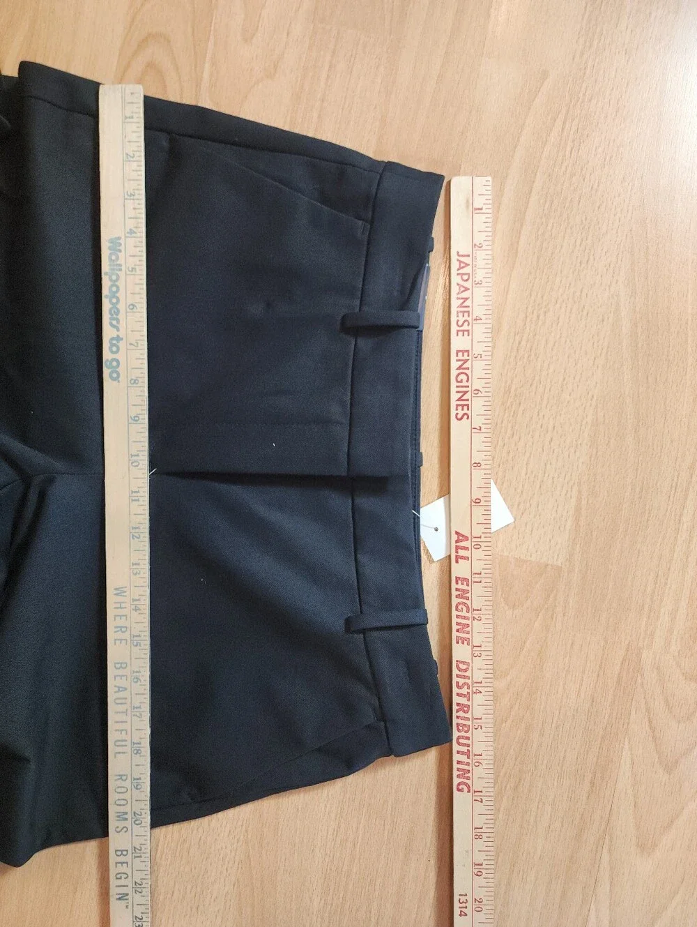 NWT J. Crew Remy Black Pants Full Length Wide Leg Highrise Cotton Blend Size 8