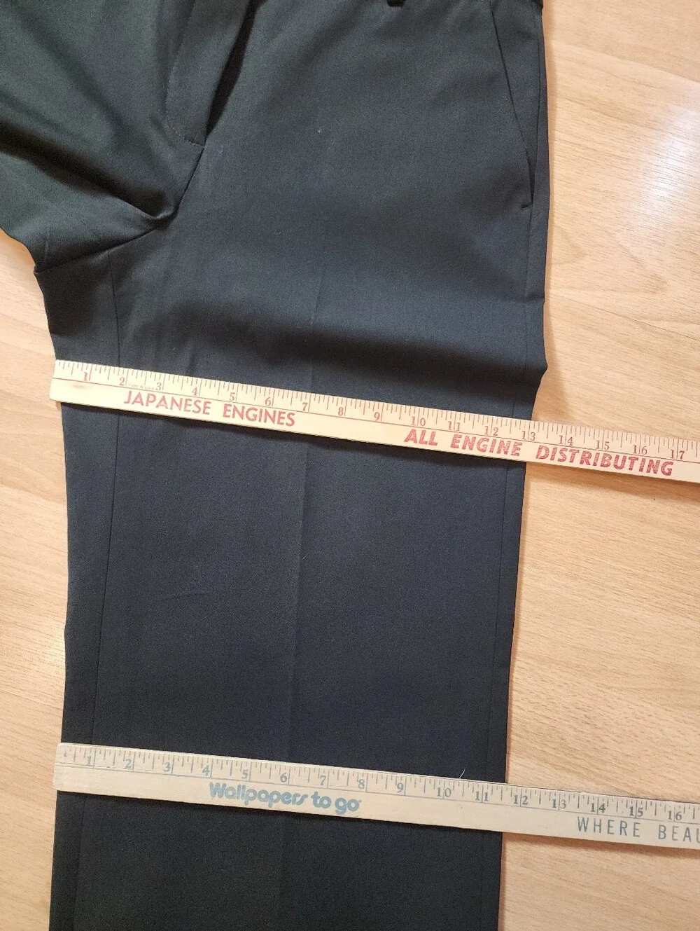 NWT J. Crew Remy Black Pants Full Length Wide Leg Highrise Cotton Blend Size 8