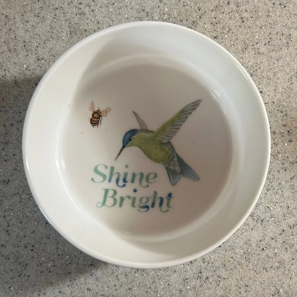 Lenox hummingbird bowl