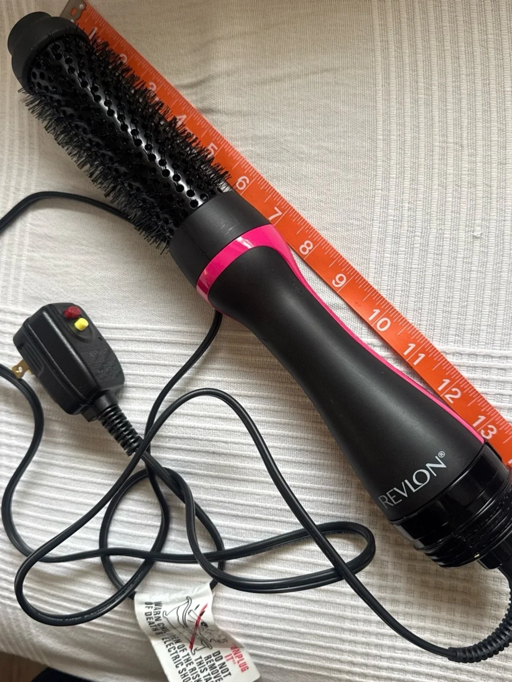 Revlon Black and Pink Hot Air Round Brush Dryer