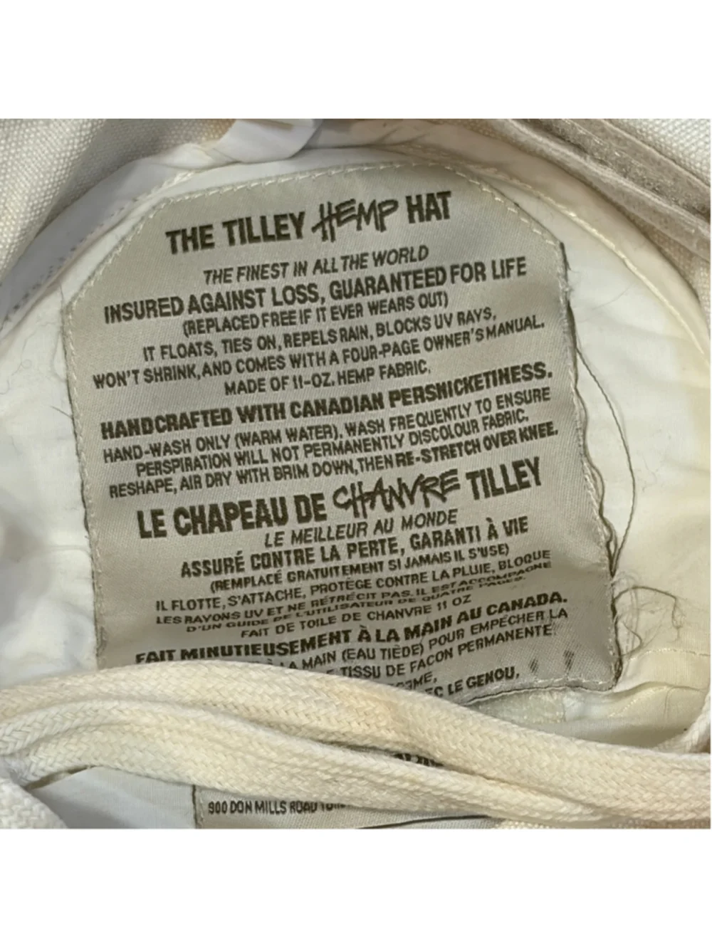 Tilley charlotte hemp