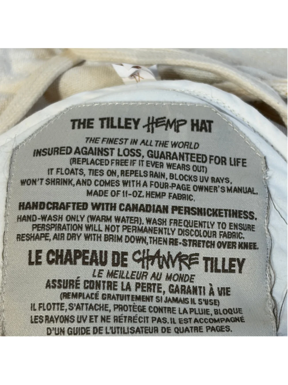 Tilley charlotte hemp