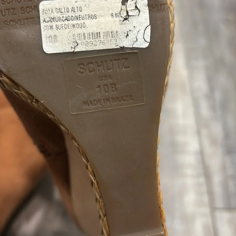 SCHUTZ suede wedge