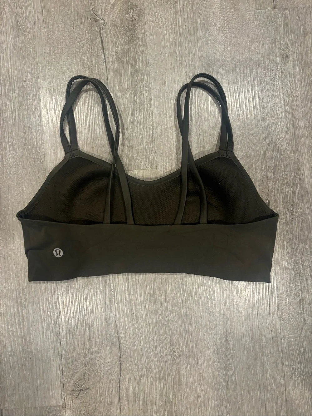 Women’s Dark Green Double-Strap Lululemon Bra