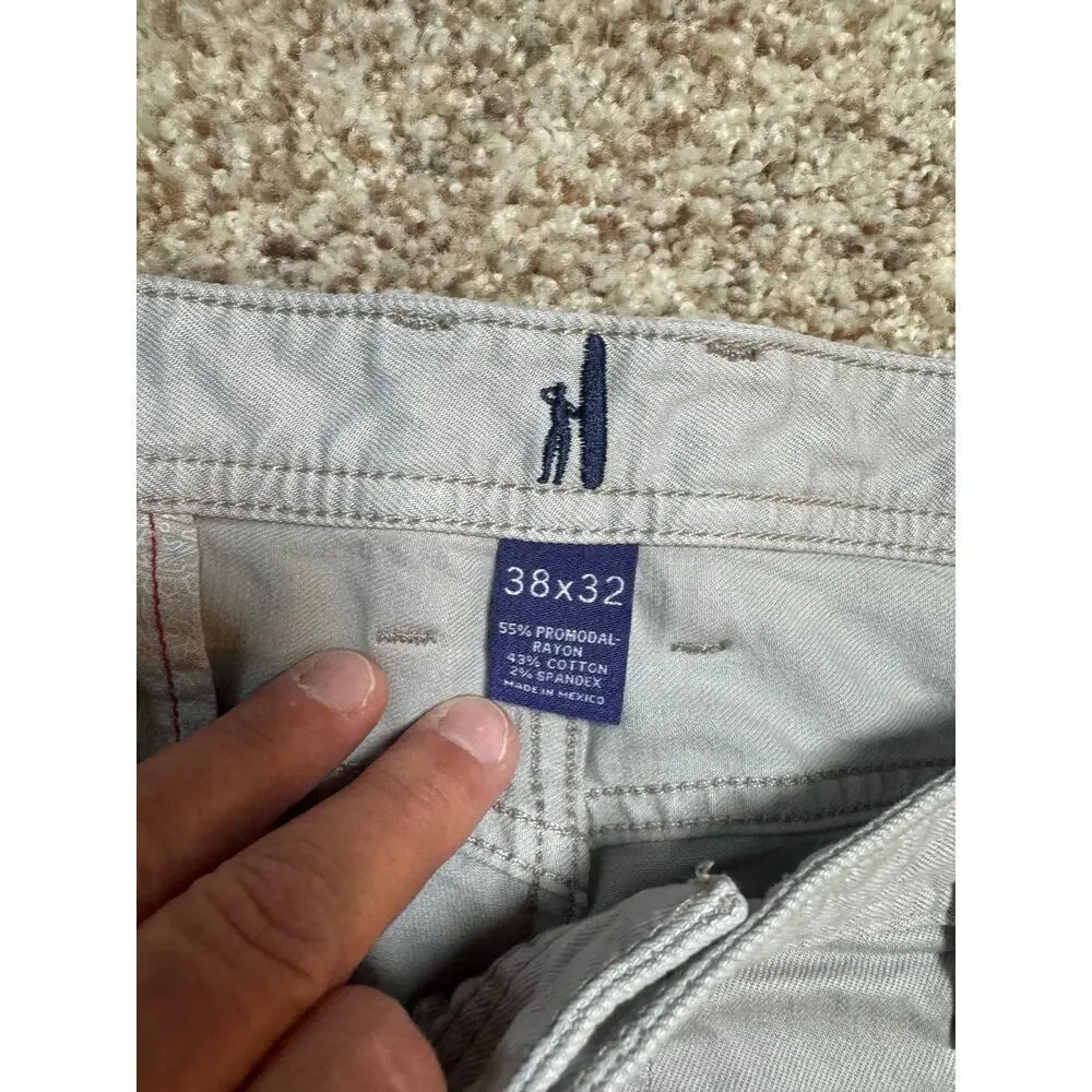 JOHNNIE-O Men's Stretch 5 pocket Tan/Khaki Jeans/Pants SIZE 38x32